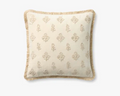 PCJ0025-IVORY 18x18 Darla Pillow, Ivory
