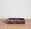 Red Marble Tray Scallop