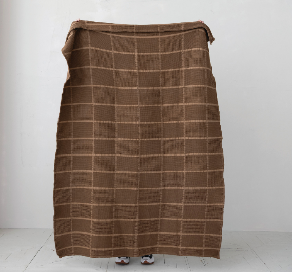 DG2909 Cotton Waffle Weave Throw