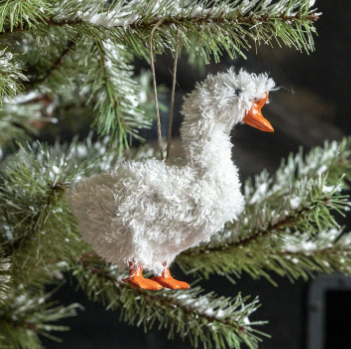 KY248762 4.75" Standing Fluffy Good Ornament