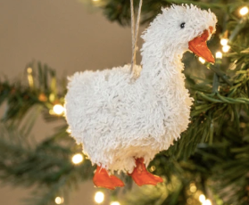 KY248762 4.75" Standing Fluffy Good Ornament
