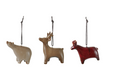 XT1866A STONEWARE ANIMAL ORNAMENT