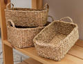 BDC-1004 SMALL Small Rectangular Seagrass Basket