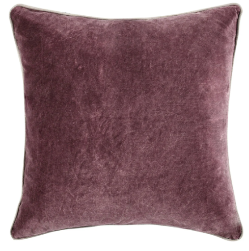 Heirloom Sangria Red Velvet Pillow, 3 Sizes