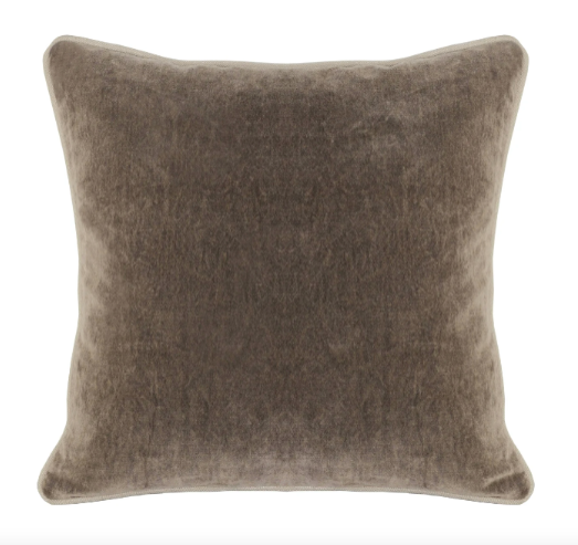 V120448 Heirloom Desert Velvet Pillow, 18x18