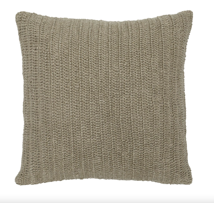 V160322 22x22 Macie Pillow, Natural
