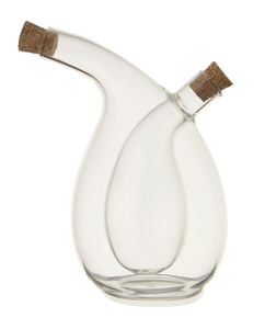 Oil and Vinegar Cruet with Cork Stoppers
