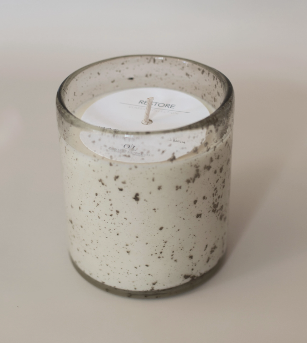 Bubble/Flecked Candle