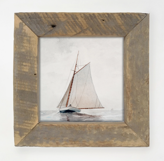 Vintage Sailboat - Framed Print