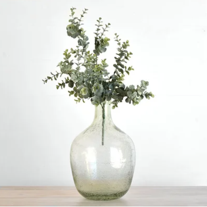 Light Gray Green Glass Vase - 3 Sizes