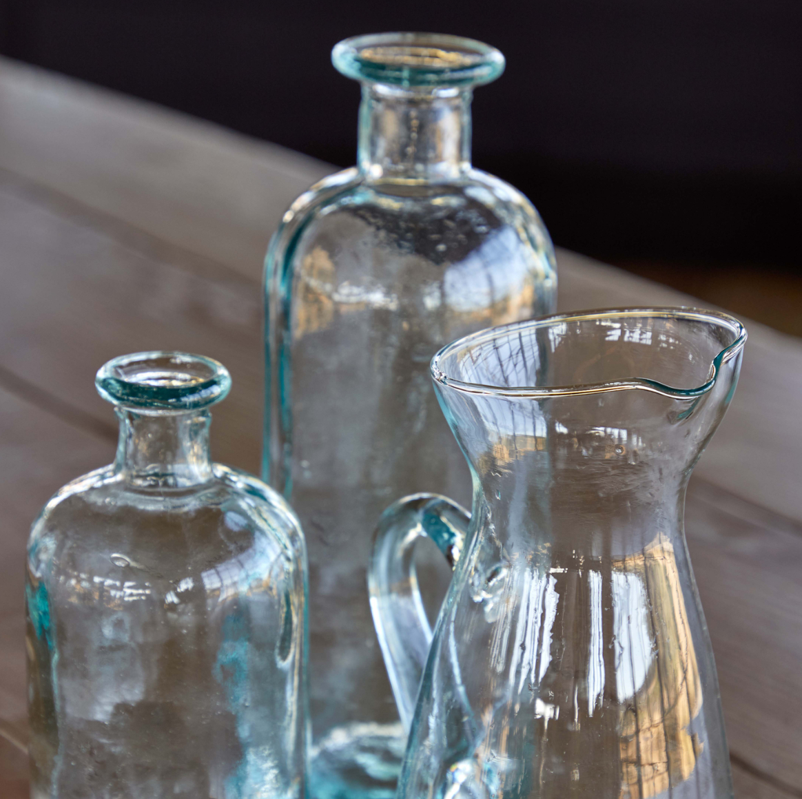 Recycled Glass Pitcher