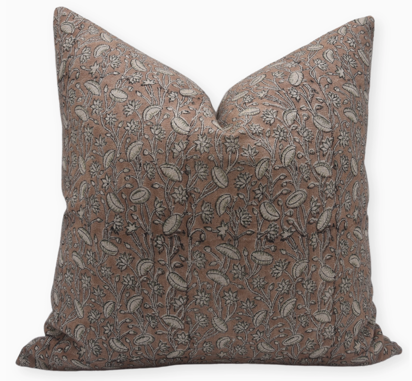 Pishta Pure Linen Pillow, 22x22