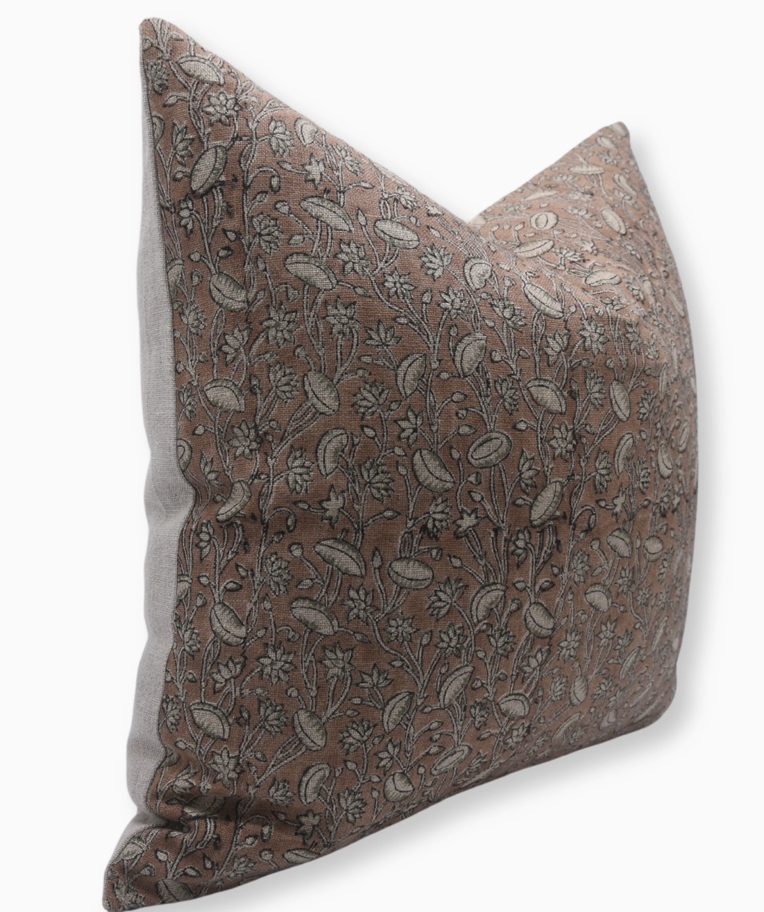 Pishta Pure Linen Pillow, 22x22