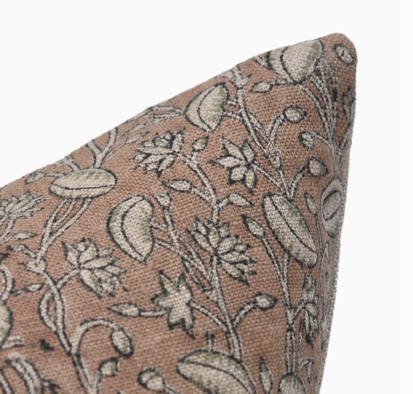 Pishta Pure Linen Pillow, 22x22