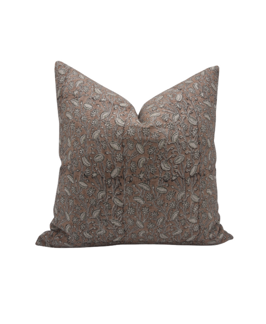 Pishta Pure Linen Pillow, 22x22