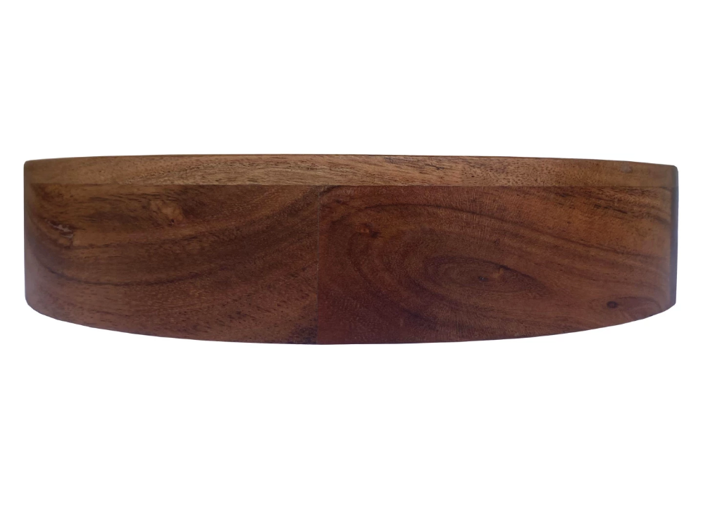 DF8288 Acacia Wood Pedestal w/ handles Natural