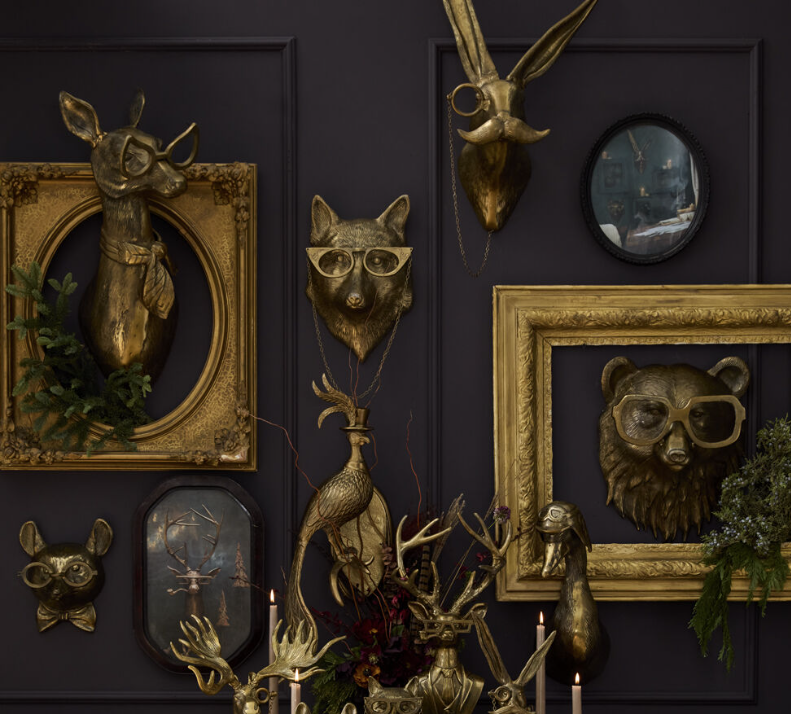 75103 Classy Animal Wall Mount , Frankie