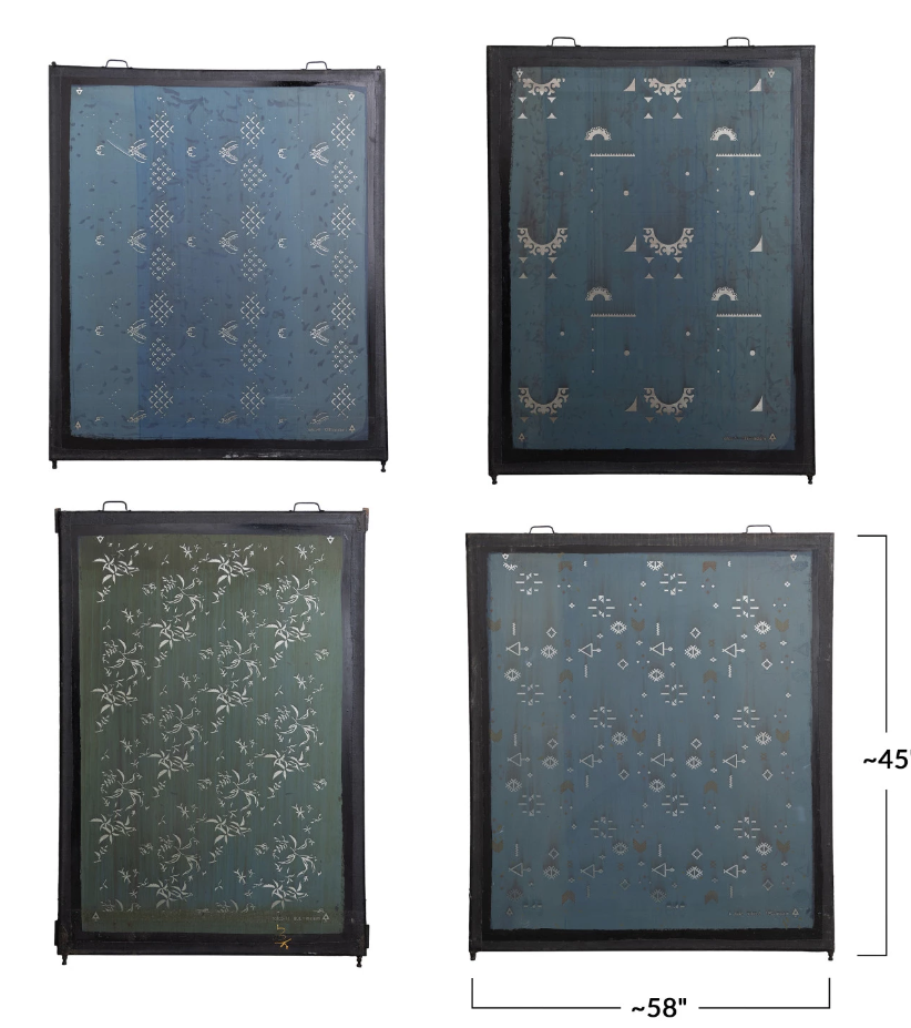 DF6512 Found Metal Silk Screen Frame (each one will very)
