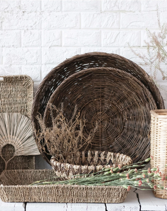 AH3036L Woven Rope Bowl, Large