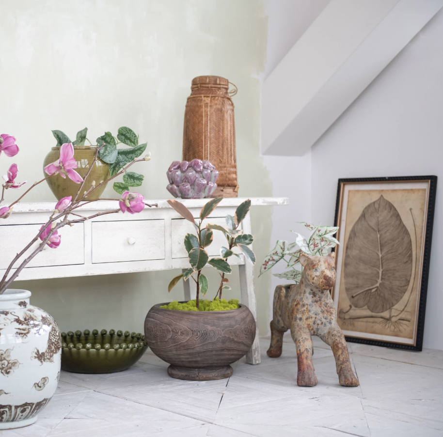 AH3509 Paulownia Wood Planter