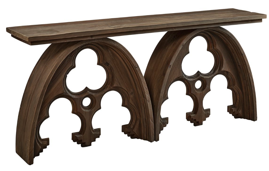 40-128 Arched Cathedral Console