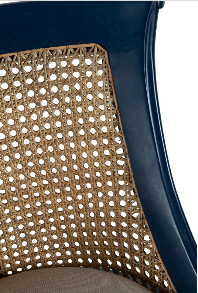 51856AZ2 Blue Spoonback Counter Stool