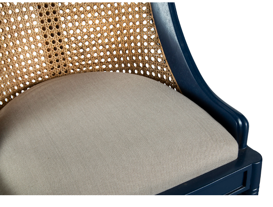 51856AZ2 Blue Spoonback Counter Stool