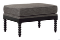 20-444B Black Sara Ottoman