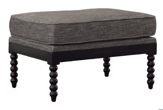 20-444B Black Sara Ottoman