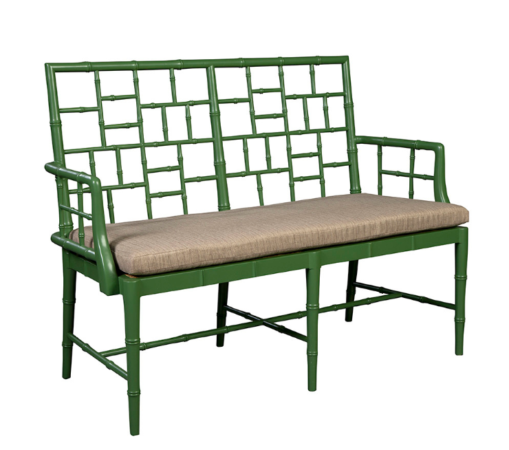 51876AG69 Green Belleville Settee