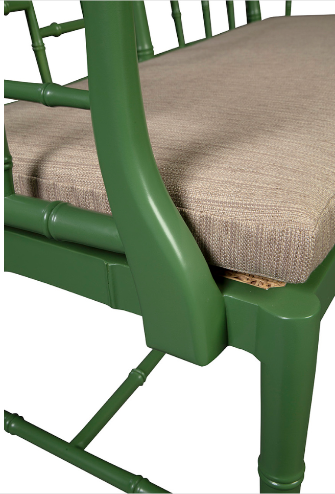51876AG69 Green Belleville Settee