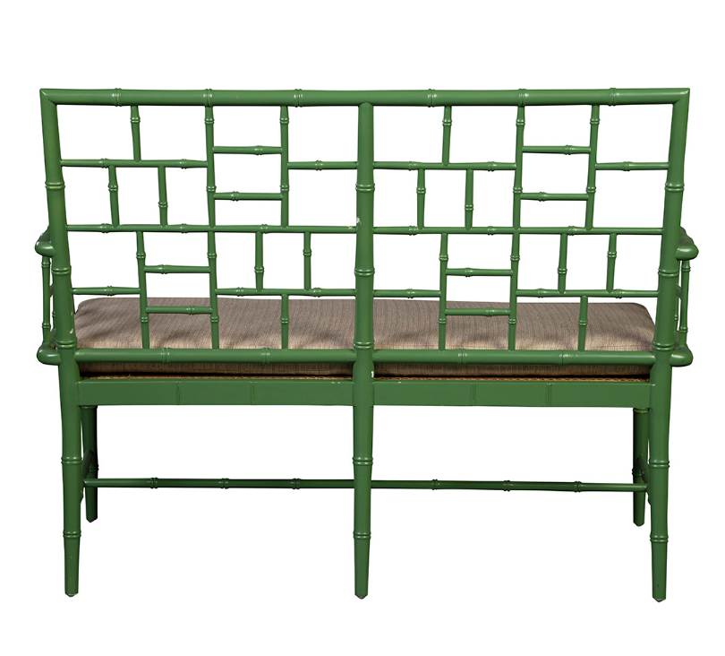 51876AG69 Green Belleville Settee