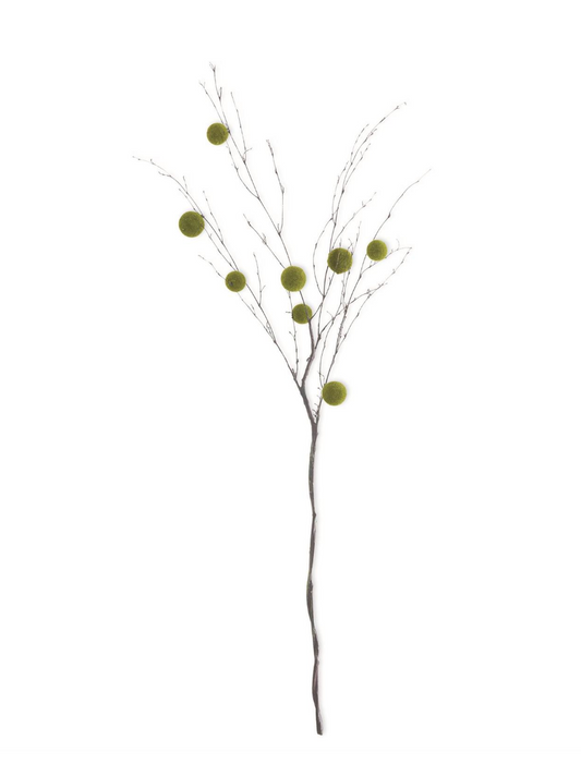 12378A 50" Moss Ball Branch