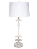 Jonas Brushed Cream & Gold Lamp