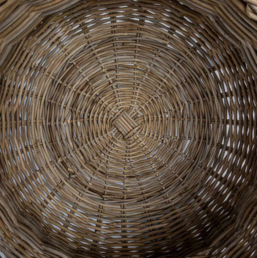 Globe Rattan Planter, Large