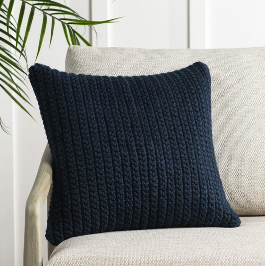 22x22 Prism Navy Blue Pillow