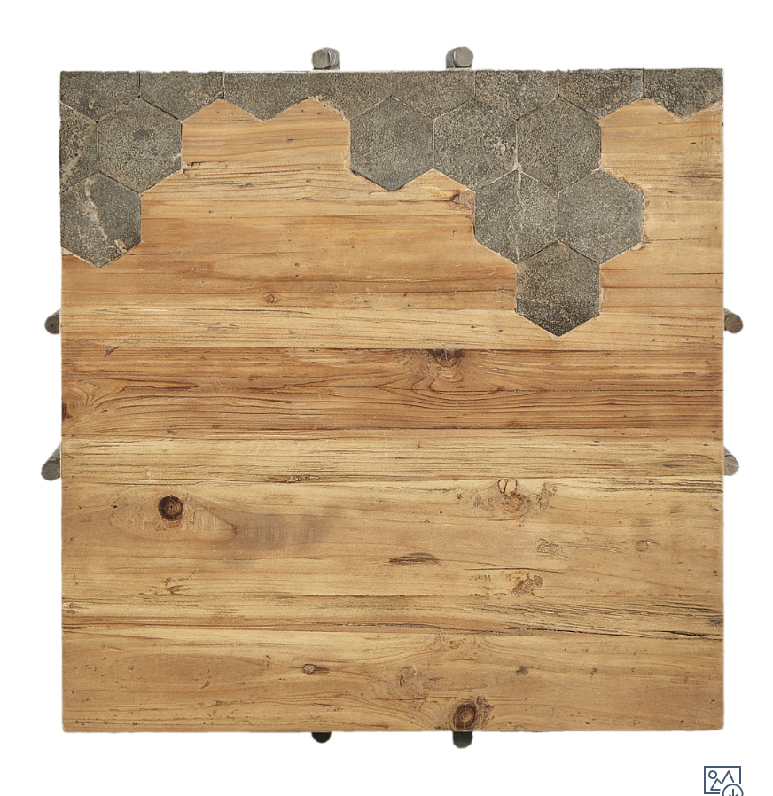 40-132 Honeycomb End Table