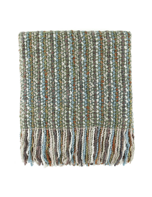 204-103 Stria Olive Throw