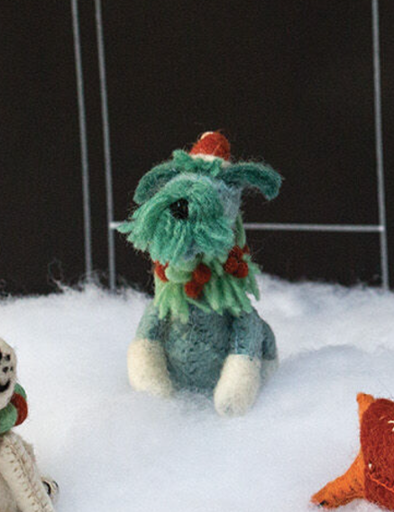 19344 Fido Ornament Schnauzer