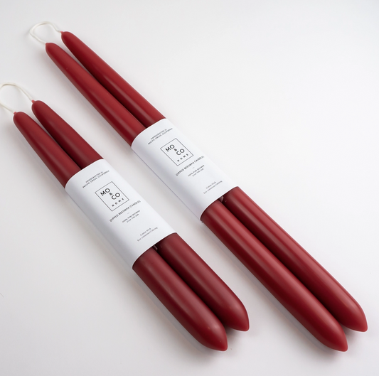 T14-BerryRed Berry Red Dipped Candle