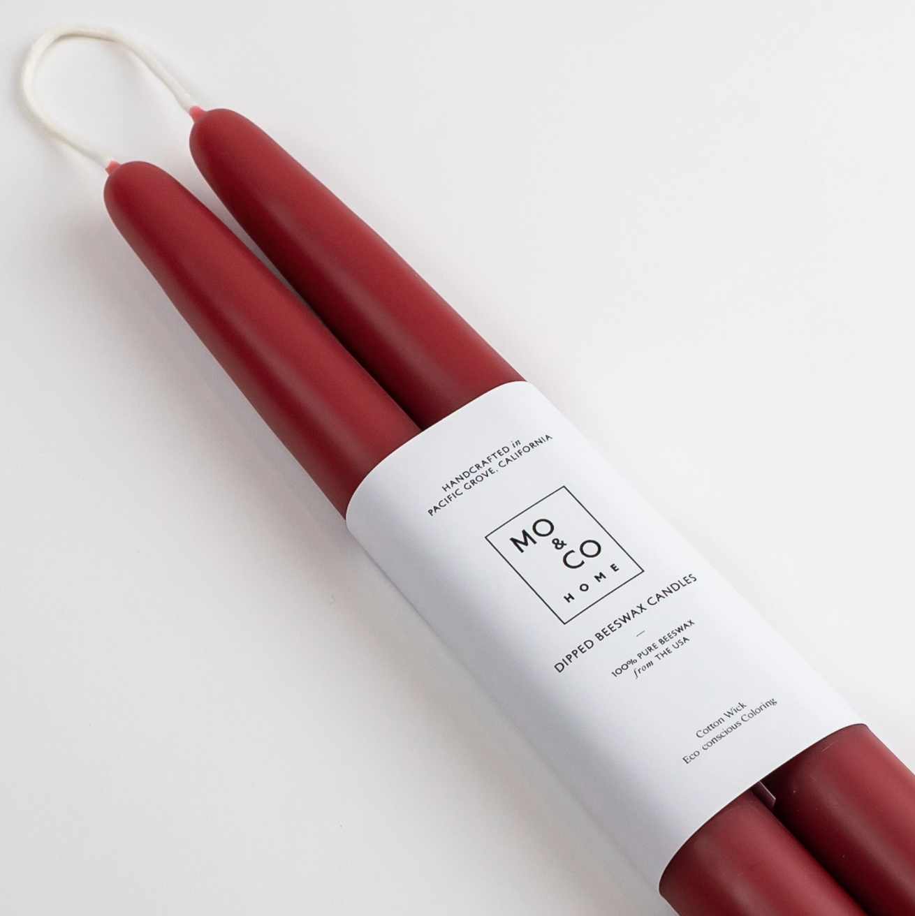 T14-BerryRed Berry Red Dipped Candle