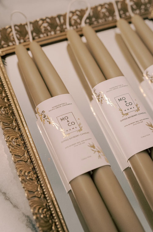 10" Bayberry Dipped Candles
