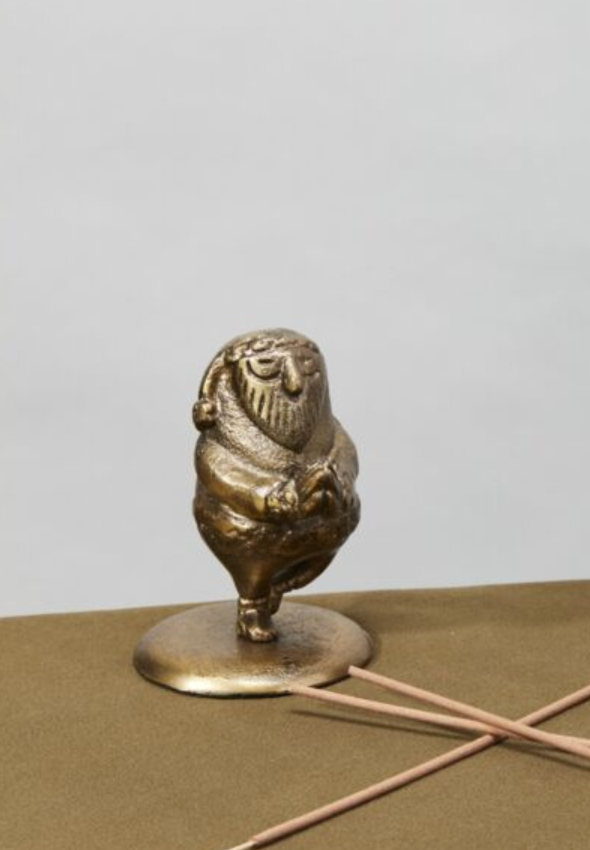 12151 Holiday Meditation Inc Holder Santa