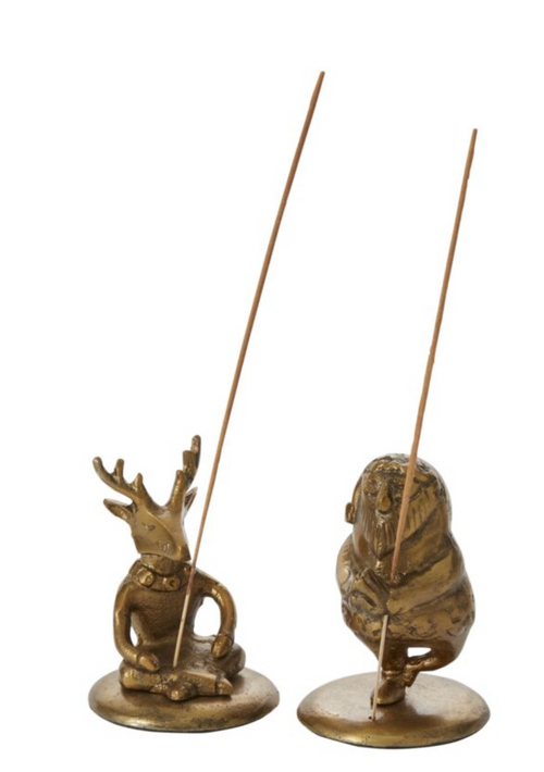 12151 Holiday Meditation Inc Holder Santa