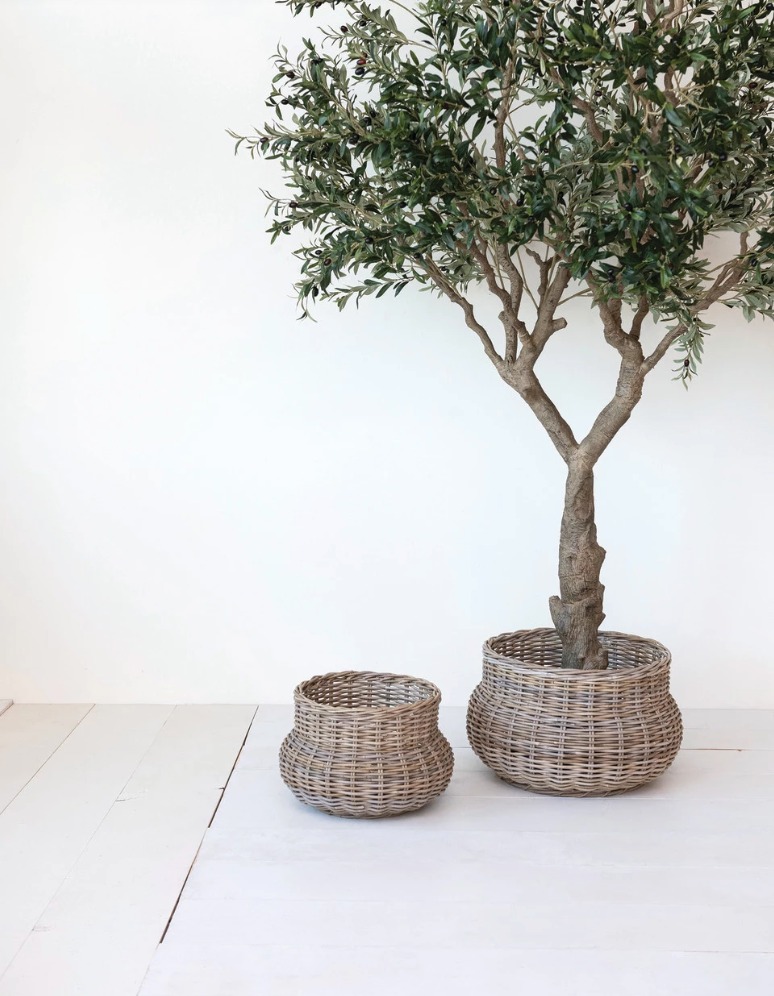 DF8329-S Hand-Woven Rattan Planter