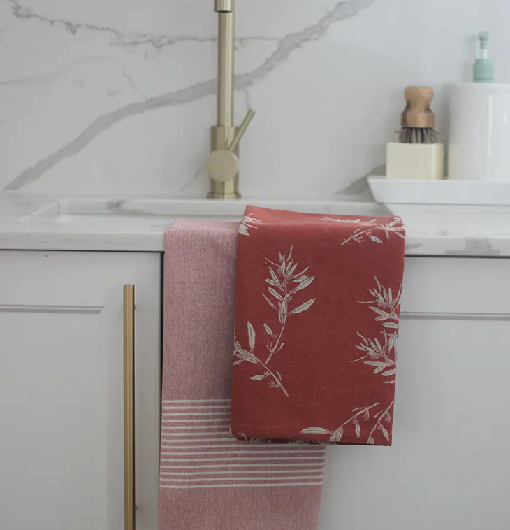 62CN Tea Towel Cinnamon set of two