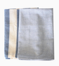 21LB Striped Towel Light Blue
