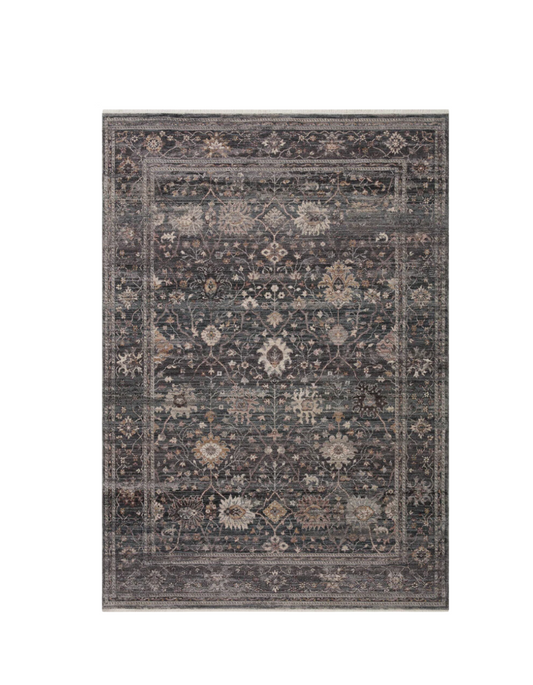 2X4 LYR-04 Ink/Multi Rug