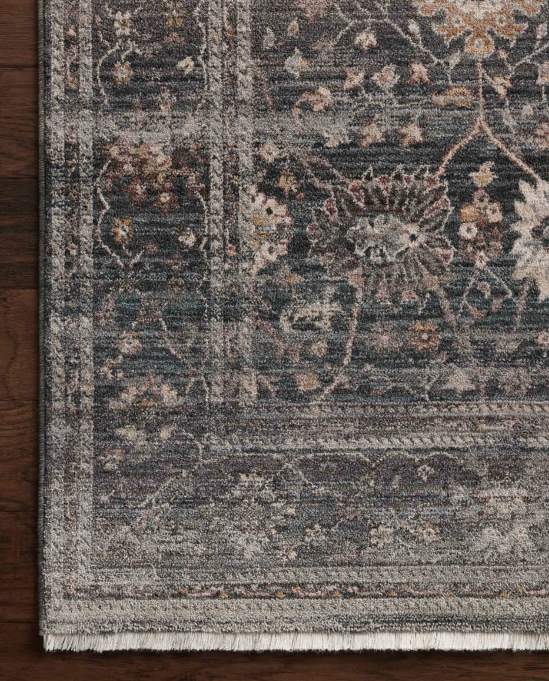 2X4 LYR-04 Ink/Multi Rug
