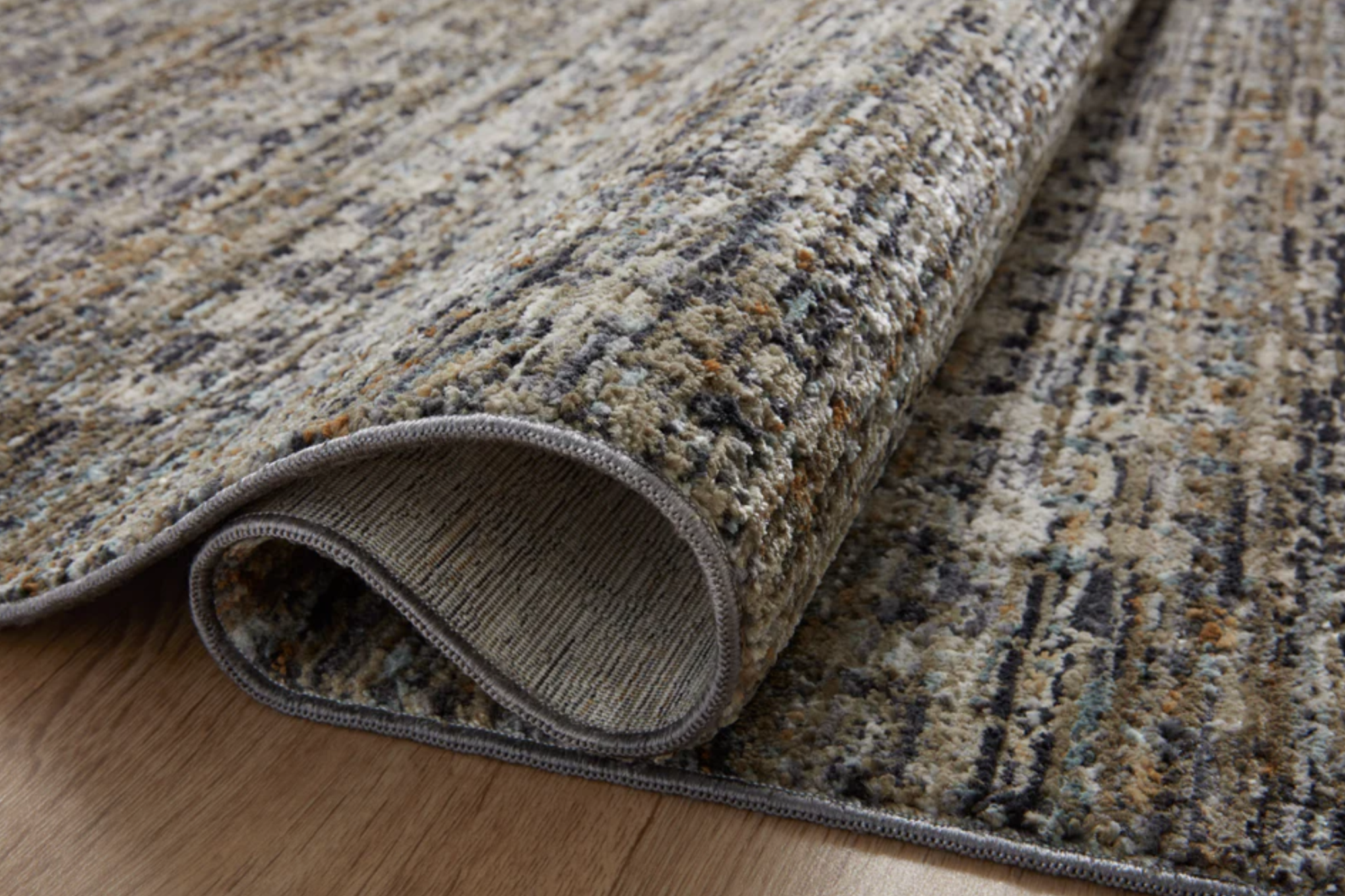 2x4 SOH-05 Charcoal/Multi Rug